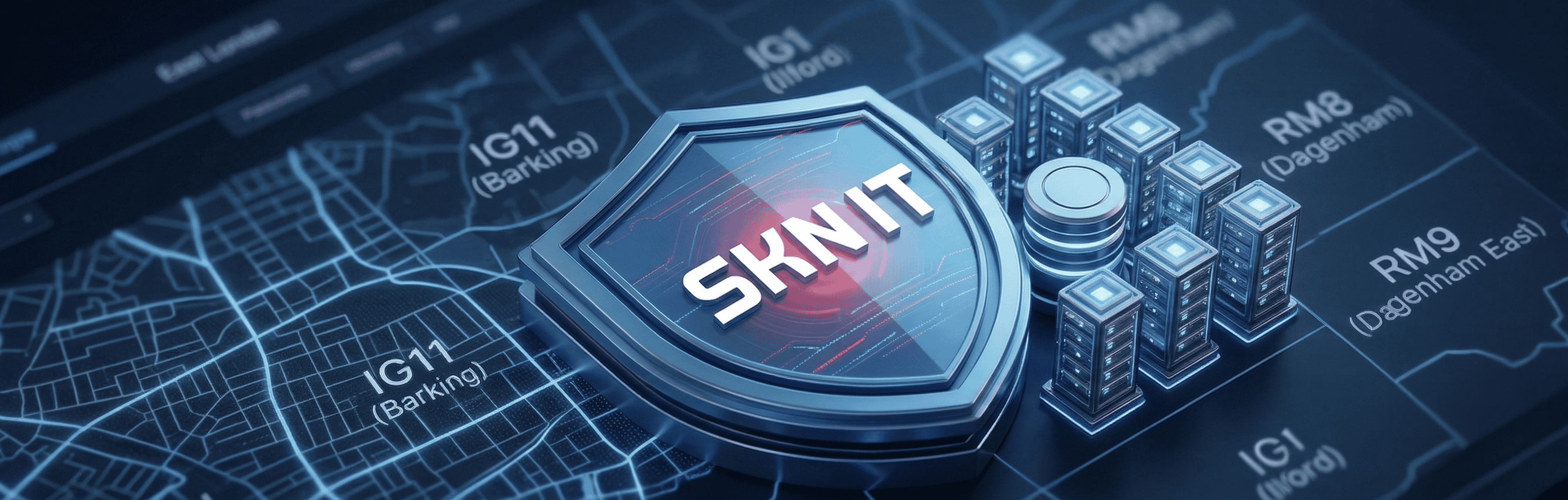 SKN IT providing managed IT support and cybersecurity services for a local business in Barking IG11