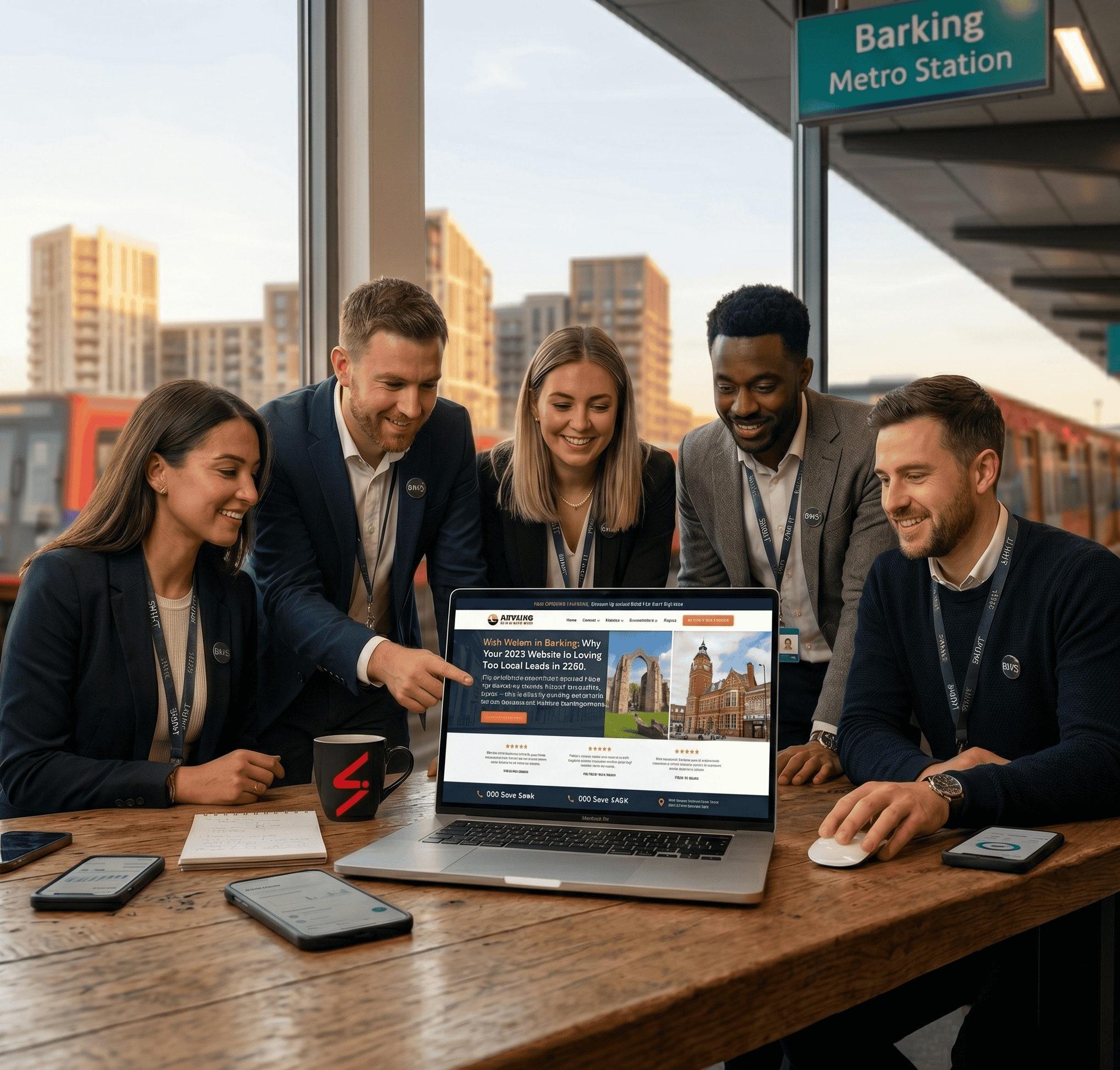 Professional web design services for SMEs in Barking town centre