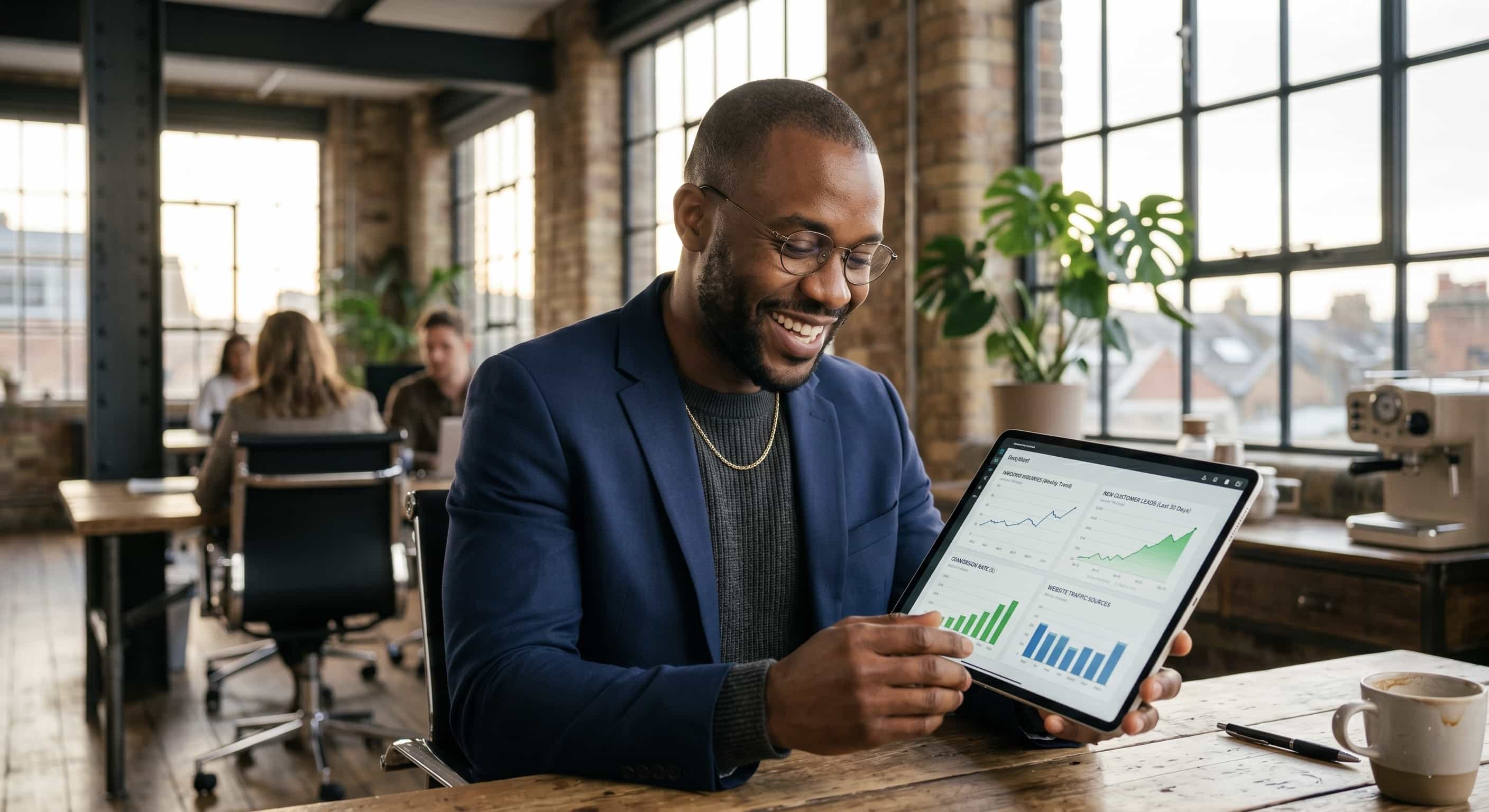 analytics helping an east london individual to boost his business all over london